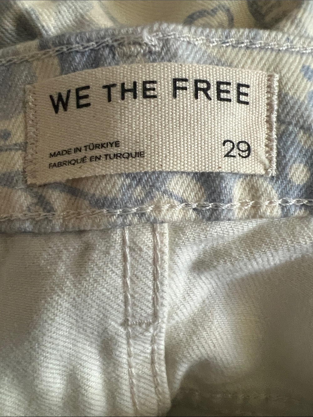 Free People Fable Printed Twisted Jean - Picture 7 of 7
